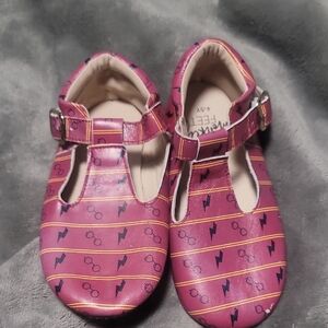 Monkey Feet Pink Kids Shoes with Harry Potter Pattern